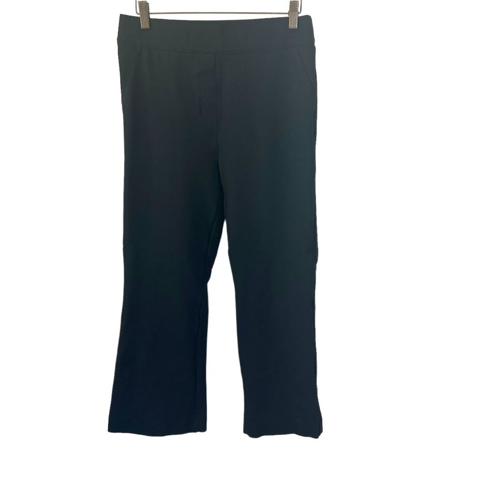 Spanx Black The Perfect Pant Kick Flare High Rise Ponte Pants Large